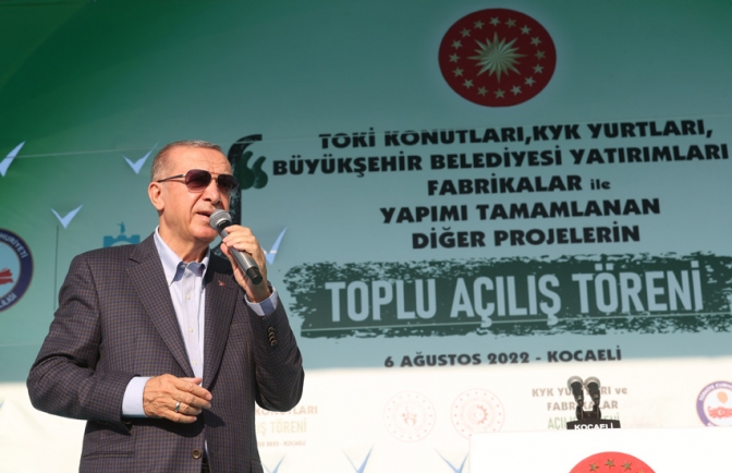 Erdoğan; Kocaeli’de son 20 yılda 73 milyar lira tutarında yatırım yaptık