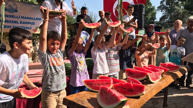 Kandıra'da Karpuz Festivali renkli görüntülere sahne oldu