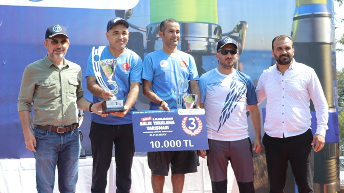 Kandıra' da Uluslararası Balık Yakalama Yarışması’nda ödüller sahiplerini buldu