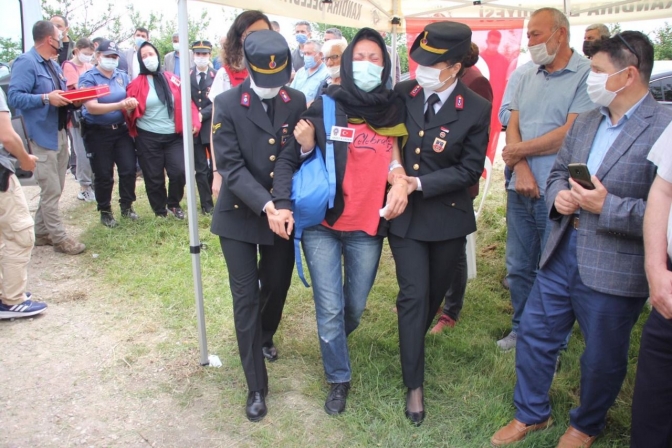 Şehit polis memuru Kandıra’da son yolculuğuna uğurlandı