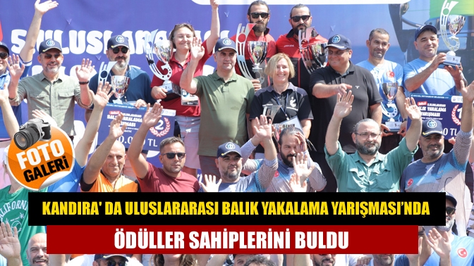 Kandıra' da Uluslararası Balık Yakalama Yarışması’nda ödüller sahiplerini buldu