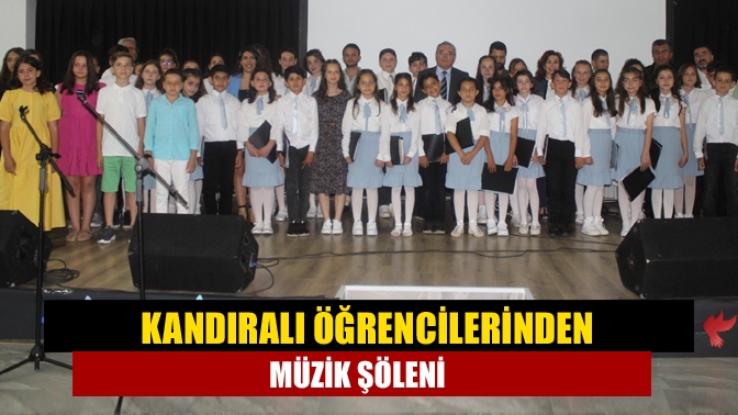 Kandıra Ortaokul öğrencilerinden müzik şöleni