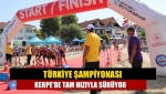 Türkiye Şampiyonası Kerpe'de tam hızıyla sürüyor