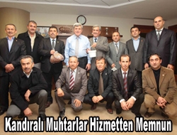 Kandıralı Muhtarlar Hizmetten Memnun