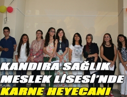 Kandıra Sağlık Meslek Lisesinde karne heyecanı