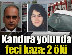 Kandıra yolunda feci kaza: 2 ölü