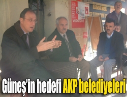 Güneşin hedefi AKP belediyeleri