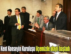 Kent Konseyin Kuruluşu İlçemizde olaylı başladı