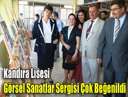 Kandıra Lisesi Görsel Sanatlar Sergisi çok beğenildi