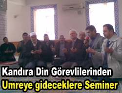 Kandıra Din Görevlilerinden Umreye gideceklere Seminer