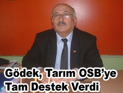 Gödek, Tarım OSB’ye tam destek verdi