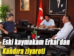 Eski kaymakam Erkaldan Kandıra ziyareti