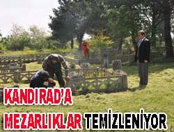 Kandıra'da mezarlıklar temizleniyor