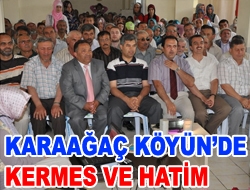 Karaağaç Köyü'nde kermes ve hatim