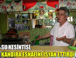 Su kesintisi, Kandıra esnafını isyan ettirdi