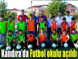 Kandırada futbol okulu açıldı