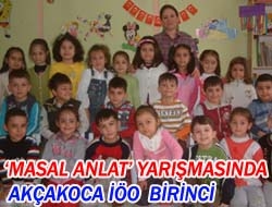 'Masal Anlat' yarışmasında Akçakoca İÖO birinci