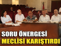 Soru önergesi meclisi karıştırdı