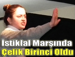 İstiklal Marşında Çelik Birinci Oldu