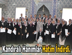 Kandıralı hanımlar hatim indirdi