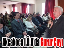 Akçakoca İ.Ö.O’da gurur çayı