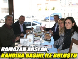 Ramazan Arslan, Kandıra basını ile buluştu