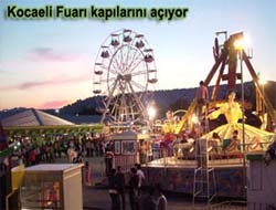 Kocaeli Fuarı bugün açıldı.