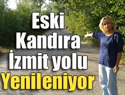 Eski Kandıra-İzmit yolu yenileniyor