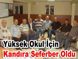 Yüksek Okul için Kandıra seferber oldu