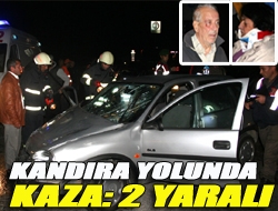 Kandıra yolunda kaza: 2 yaralı