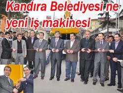 Kandıra Belediyesi'ne yeni iş makinesi