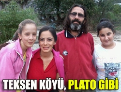 Teksen Köyü, plato gibi