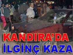 Kandıra'da ilginç kaza