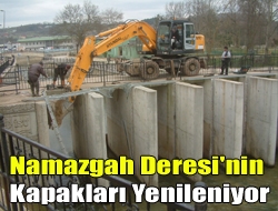 Namazgah Deresi'nin kapakları yenileniyor