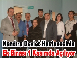 Kandıra Devlet Hastanesinin ek binası 1 Kasımda açılıyor