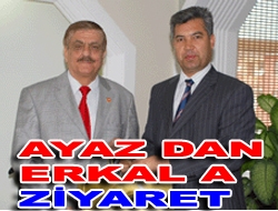 Ayaz'dan Erkal'a ziyaret