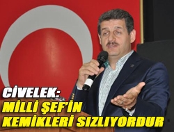 Civelek: Milli Şefin kemikleri sızlıyordur