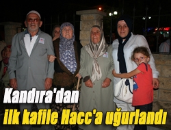 Kandıra'dan ilk kafile Hacc'a uğurlandı