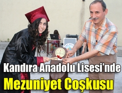 Kandıra Anadolu Lisesinde mezuniyet coşkusu