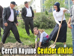 Çerçili Köyüne Cevizler dikildi