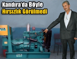 Kandırada böyle hırsızlık görülmedi