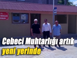 Cebeci Muhtarlığı artık yeni yerinde