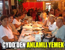 ÇYDDden anlamlı yemek