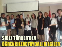 Sibel Türkerden öğrencilere faydalı bilgiler