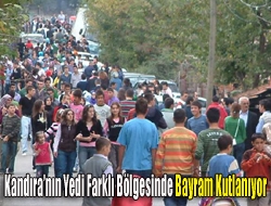 Kandıranın yedi farklı bölgesinde Bayram kutlanıyor