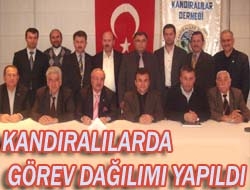 Kandıralılarda görev dağılımı yapıldı