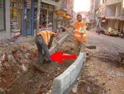 Kandıra'da kaldırım sorunu tatlıya bağlandı