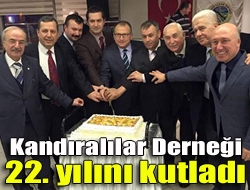 Kandıralılar Derneği 22. yılını kutladı