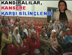 Kandıralılar, kansere karşı bilinçlendi