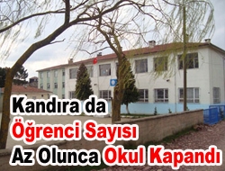 Kandıra'da öğrenci sayısı az olunca okul kapandı